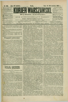 Kurjer Warszawski. R.63, nr 98b (25 kwietnia 1883) - wydanie wieczorne