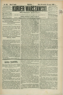 Kurjer Warszawski. R.63, nr 109a (6 maja 1883) - wydanie poranne