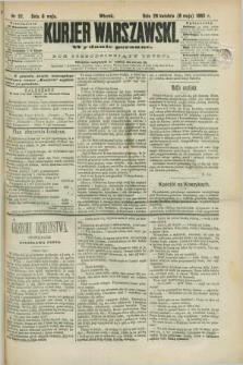Kurjer Warszawski. R.63, nr 111a (8 maja 1883) - wydanie poranne
