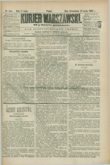 Kurjer Warszawski. R.63, nr 114a (11 maja 1883) - wydanie poranne