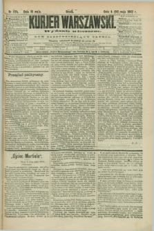 Kurjer Warszawski. R.63, nr 117b (16 maja 1883) - wydanie wieczorne