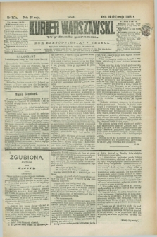 Kurjer Warszawski. R.63, nr 127a (26 maja 1883) - wydanie poranne