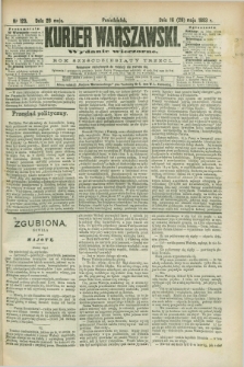 Kurjer Warszawski. R.63, nr 129b (28 maja 1883) - wydanie wieczorne