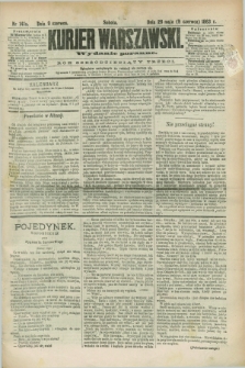 Kurjer Warszawski. R.63, nr 141a (9 czerwca 1883) - wydanie poranne