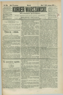 Kurjer Warszawski. R.63, nr 151a (19 czerwca 1883) - wydanie poranne