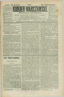 Kurjer Warszawski. R.63, nr 155b (23 czerwca 1883) - wydanie wieczorne