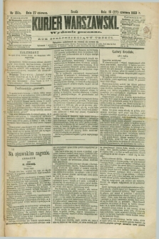 Kurjer Warszawski. R.63, nr 159a (27 czerwca 1883) - wydanie poranne