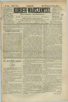 Kurjer Warszawski. R.63, nr 164b (2 lipca 1883) - wydanie wieczorne