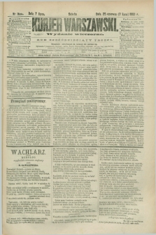 Kurjer Warszawski. R.63, nr 169b (7 lipca 1883) - wydanie wieczorne