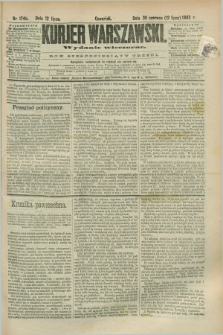 Kurjer Warszawski. R.63, nr 174b (12 lipca 1883) - wydanie wieczorne