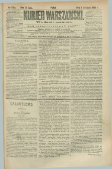 Kurjer Warszawski. R.63, nr 175a (13 lipca 1883) - wydanie poranne