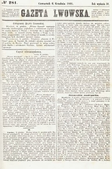 Gazeta Lwowska. 1866, nr 281