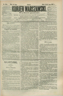 Kurjer Warszawski. R.63, nr 176a (14 lipca 1883) - wydanie poranne