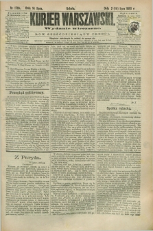 Kurjer Warszawski. R.63, nr 176b (14 lipca 1883) - wydanie wieczorne
