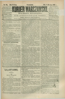 Kurjer Warszawski. R.63, nr 178b (16 lipca 1883) - wydanie wieczorne