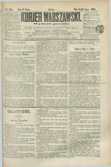 Kurjer Warszawski. R.63, nr 183a (21 lipca 1883) - wydanie poranne