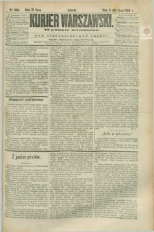 Kurjer Warszawski. R.63, nr 183b (21 lipca 1883) - wydanie wieczorne