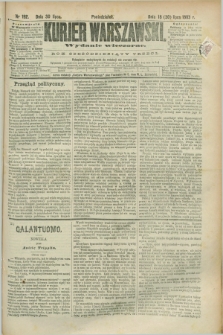 Kurjer Warszawski. R.63, nr 192b (30 lipca 1883) - wydanie wieczorne
