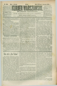 Kurjer Warszawski. R.63, nr 194b (1 sierpnia 1883) - wydanie wieczorne