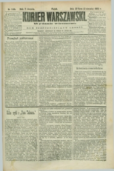 Kurjer Warszawski. R.63, nr 196b (3 sierpnia 1883) - wydanie wieczorne