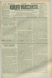 Kurjer Warszawski. R.63, nr 199b (6 sierpnia 1883) - wydanie wieczorne
