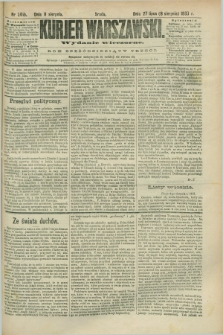 Kurjer Warszawski. R.63, nr 201b (8 sierpnia 1883) - wydanie wieczorne