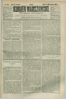 Kurjer Warszawski. R.63, nr 215b (22 sierpnia 1883) - wydanie wieczorne