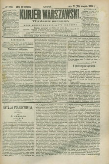 Kurjer Warszawski. R.63, nr 216a (23 sierpnia 1883) - wydanie poranne