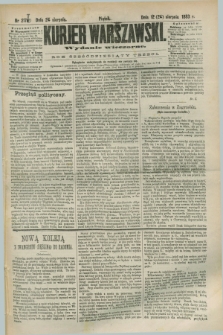 Kurjer Warszawski. R.63, nr 217b (24 sierpnia 1883) - wydanie wieczorne