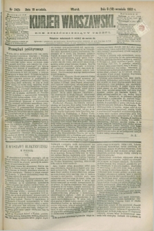 Kurjer Warszawski. R.63, nr 242b (18 września 1883)