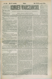 Kurjer Warszawski. R.63, nr 246b (22 września 1883)