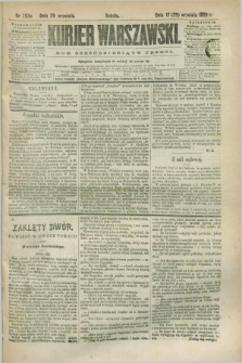 Kurjer Warszawski. R.63, nr 253a (29 września 1883) - wydanie poranne