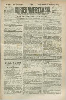Kurjer Warszawski. R.63, nr 266a (12 października 1883) - wydanie poranne