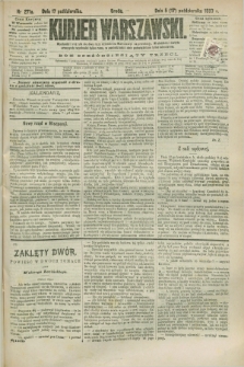 Kurjer Warszawski. R.63, nr 271a (17 października 1883) - wydanie poranne