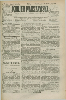 Kurjer Warszawski. R.63, nr 295a (10 listopada 1883) - wydanie poranne