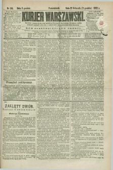 Kurjer Warszawski. R.63, nr 318a (3 grudnia 1883) - wydanie poranne