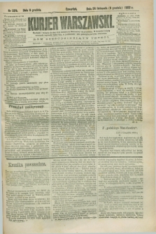 Kurjer Warszawski. R.63, nr 321b (6 grudnia 1883)