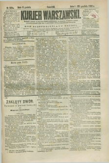 Kurjer Warszawski. R.63, nr 328a (13 grudnia 1883) - wydanie poranne
