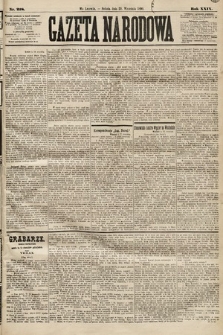Gazeta Narodowa. 1890, nr 218