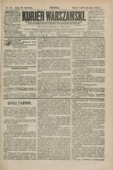 Kurjer Warszawski. R.64, nr 20 (20 stycznia 1884)