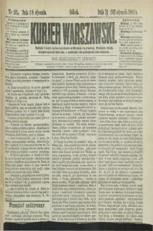 Kurjer Warszawski. R.64, nr 26b (26 stycznia 1884)