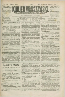 Kurjer Warszawski. R.64, nr 36a (5 lutego 1884)