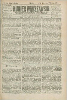 Kurjer Warszawski. R.64, nr 39b (8 lutego 1884)