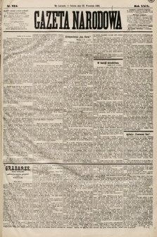 Gazeta Narodowa. 1890, nr 224