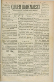 Kurjer Warszawski. R.64, nr 129a (10 maja 1884)