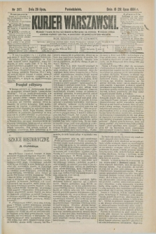 Kurjer Warszawski. R.64, nr 207 (28 lipca 1884)