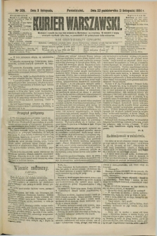 Kurjer Warszawski. R.64, nr 305 (3 listopada 1884)