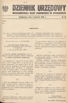 Dziennik Urzędowy Wojewódzkiej Rady Narodowej w Bydgoszczy. 1966, nr 22