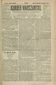 Kurjer Warszawski. R.64, nr 341 (9 grudnia 1884)