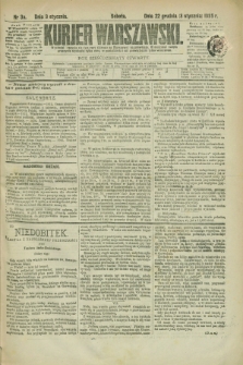 Kurjer Warszawski. R.65, nr 3a (3 stycznia 1885)